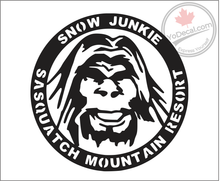 'SMR Snow Junkie' Premium Vinyl Decal