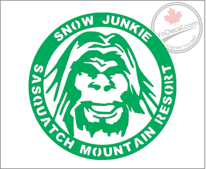 'SMR Snow Junkie' Premium Vinyl Decal