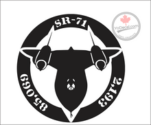 'SR-71 Blackbird Records' Premium Vinyl Decal