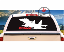 'SU-30 Flanker - Slava Ukraini Edition' Premium Vinyl Decal / Sticker