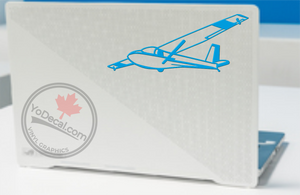 'Air Cadets Schweizer Glider by Jason Y' Premium Vinyl Decal