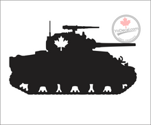 'Sherman Tank Canadian' Premium Vinyl Decal