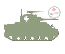 'Sherman Tank Canadian' Premium Vinyl Decal