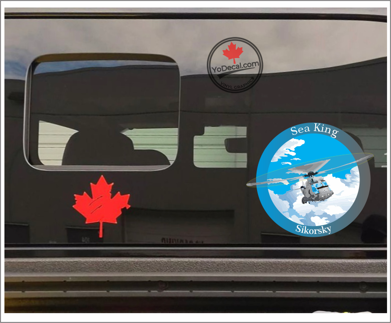 'Sikorsky Sea King SH-3 Helicopter' Premium Vinyl Decal / Sticker ...