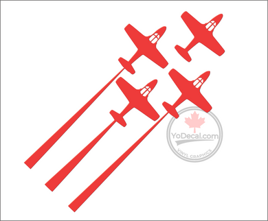 'Snowbirds CT-114 Tutor Formation' Premium Vinyl Decal