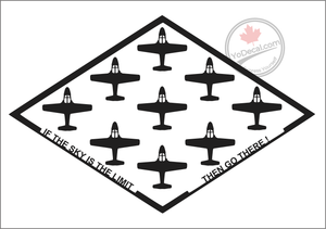 'If The Sky Is The Limit CT-114 Tutor' Premium Vinyl Decal