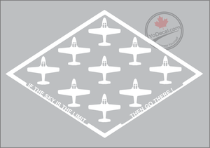 'If The Sky Is The Limit CT-114 Tutor' Premium Vinyl Decal