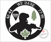 'Special Service Force - We Dare' Premium Vinyl Decal / Sticker