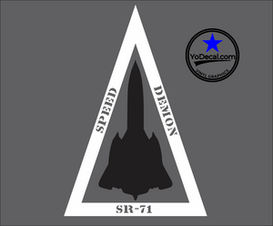 'Speed Demon SR-71' USA Premium Vinyl Decal