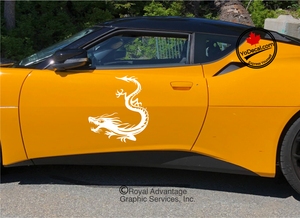 'Dragon Descent (Pair)' Premium Vinyl Decal