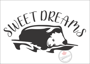 'Sweet Dreams Baby Bear Cub' Premium Vinyl Wall Decal