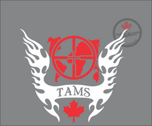 'Tactical Air Movements Section TAMS Tribute' Premium Vinyl Decal / Sticker