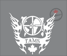 'Tactical Air Movements Section TAMS Tribute' Premium Vinyl Decal / Sticker