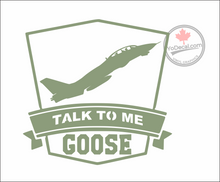 'Talk To Me Goose F-14 Tomcat Climbing' Premium Vinyl Decal