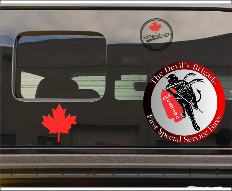 'The Devil's Brigade First Special Service Force' Premium Vinyl Decal ...