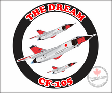 'The Dream CF-105' Premium Vinyl Decal