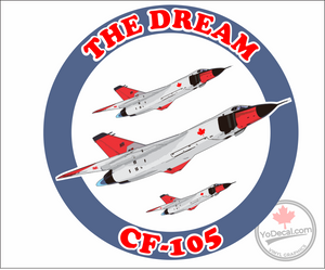 'The Dream CF-105' Premium Vinyl Decal