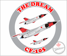 'The Dream CF-105' Premium Vinyl Decal