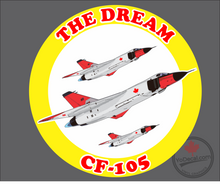 'The Dream CF-105' Premium Vinyl Decal