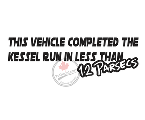 'The Kessel Run in 12 Parsecs' Premium Vinyl Decal