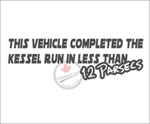 'The Kessel Run in 12 Parsecs' Premium Vinyl Decal