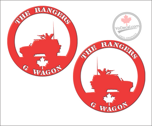 'The Rangers G Wagon (PAIR)' Premium Vinyl Decal