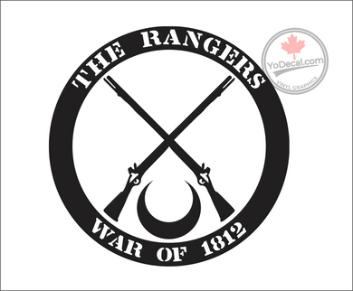 'The Rangers War of 1812' Premium Vinyl Decal