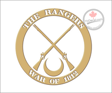 'The Rangers War of 1812' Premium Vinyl Decal