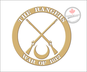 'The Rangers War of 1812' Premium Vinyl Decal