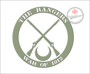 'The Rangers War of 1812' Premium Vinyl Decal