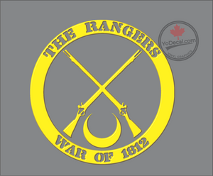 'The Rangers War of 1812' Premium Vinyl Decal