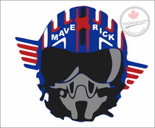 'Top Gun Maverick Helmet' Premium Vinyl Decal / Sticker