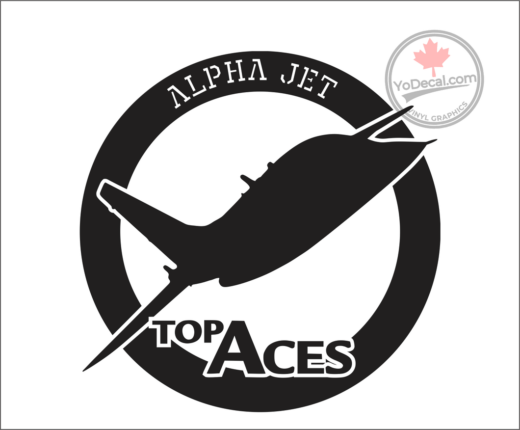 'Top Aces Alpha Jet' Premium Vinyl Decal