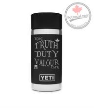 'Truth Duty Valour RMC CMR' Premium Vinyl Decal / Sticker