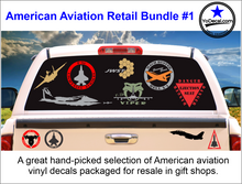 'American Aviation Retail Merchant Package 1 (55 Decals)' Premium Vinyl Decal
