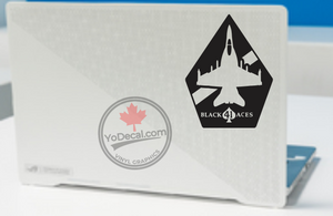'VFA-41 Black Aces F/A-18 Super Hornet' Premium Vinyl Decal