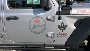 'Van Doo Feuille d'Érable C7' Premium Vinyl Decal / Sticker