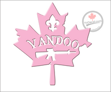 'Van Doo Feuille d'Érable C7' Premium Vinyl Decal / Sticker