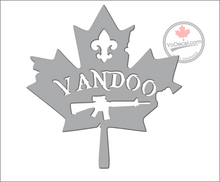 'Van Doo Feuille d'Érable C7' Premium Vinyl Decal / Sticker