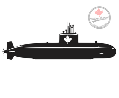 'Victoria-Class Submarine' Premium Vinyl Decal / Sticker