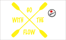 'Go With The Flow Kayaking' Premium Vinyl Decal