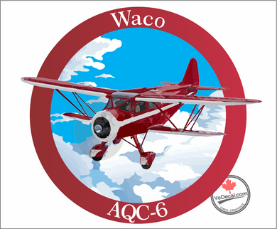 'Waco AQC-6' Premium Vinyl Decal / Sticker