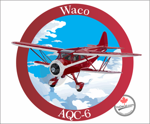 'Waco AQC-6' Premium Vinyl Decal / Sticker