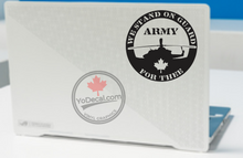 'We Stand on Guard for Thee CH-146 Griffon - Army' Premium Vinyl Decal / Sticker