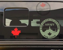 'We Stand on Guard for Thee CH-146 Griffon - Army' Premium Vinyl Decal / Sticker