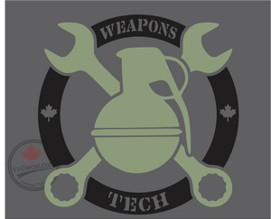 'Weapons Tech' Premium Vinyl Decal / Sticker