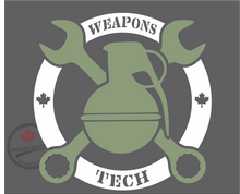 'Weapons Tech' Premium Vinyl Decal / Sticker
