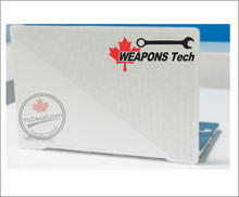 'Weapons Tech Maple Leaf and Wrench' Premium Vinyl Decal / Sticker