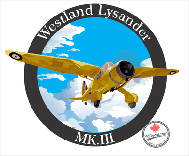 'Westland Lysander MK.III' Premium Vinyl Decal / Sticker