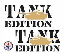 'Tank Edition - Leopard' Premium Vinyl Decal / Sticker